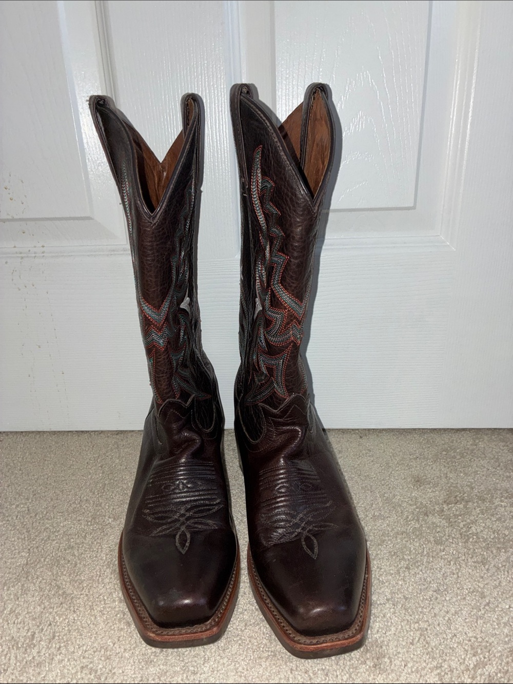 Almost New Vintage Tony Lama Cowboy Boots Size 9D